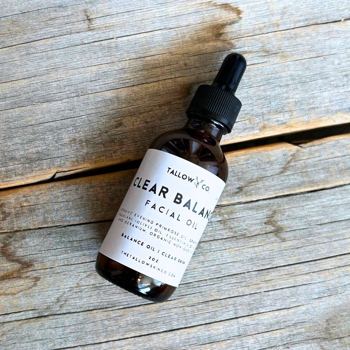 Clear Balance | Facial Oil for Oily & Acne Prone Skin - Tallow Skin Co.