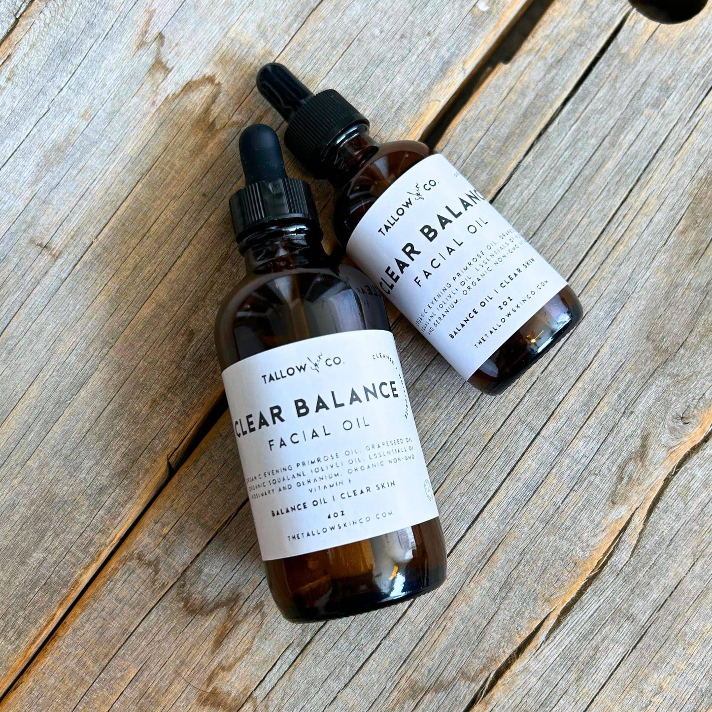 Clear Balance | Facial Oil for Oily & Acne Prone Skin - Tallow Skin Co.