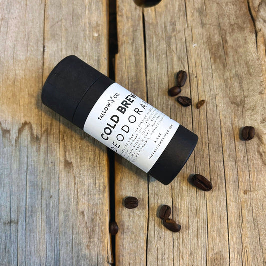 Cold Brew | Cooling Tallow Magnesium Deodorant | Natural Mint Mocha